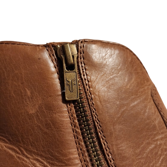 Frye Leather Almond Toe Jennifer Ankle Booties | Size 6.5 - Picture 10 of 11